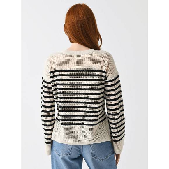 NEW VANESSABRUNO candabelle sweater in ecru/noir - Picture 3 of 4